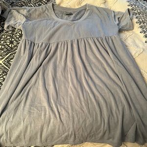 Light blue baby doll dress